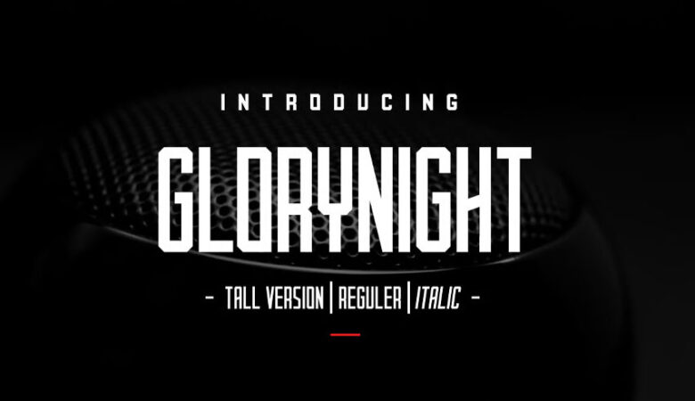 Glorynight Tall Version Font