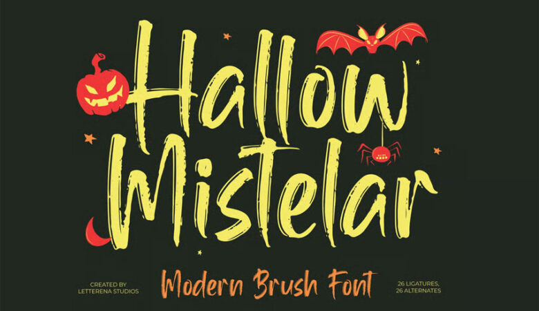 Hallow Mistelar Font