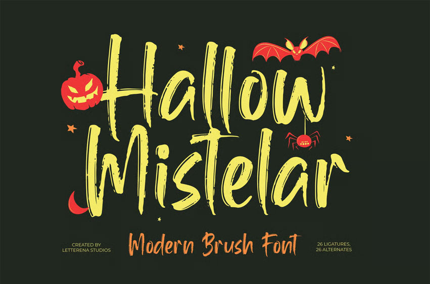 Hallow Mistelar Font