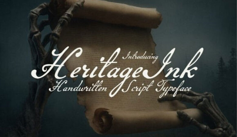 Heritage Ink Font