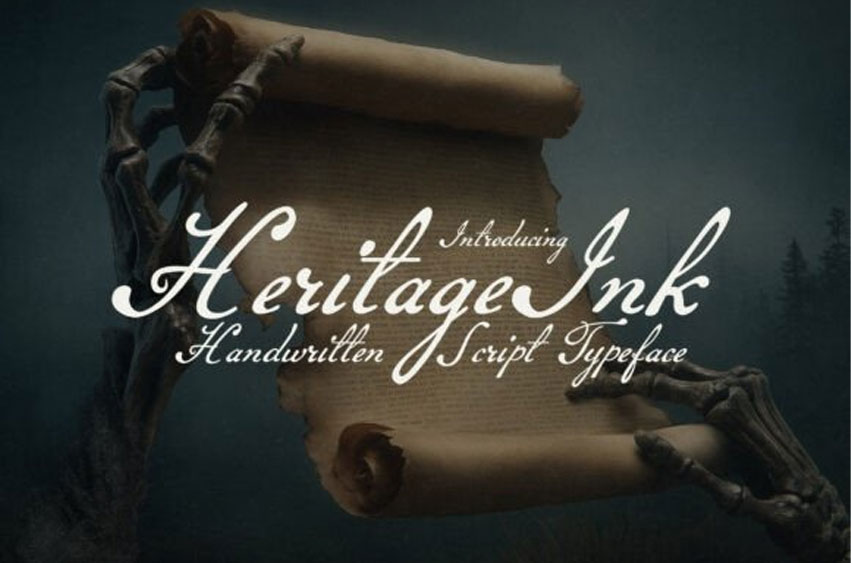Heritage Ink Font