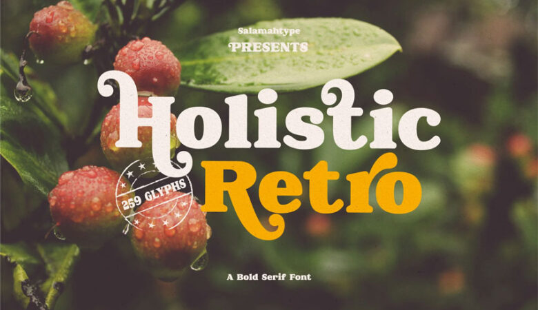Holistic Retro Font