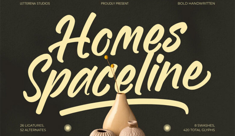 Homes Spaceline Font