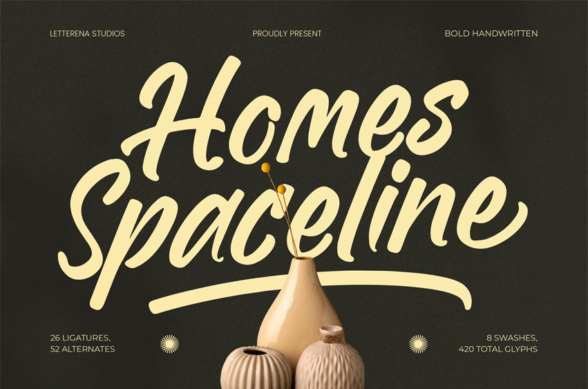 Homes Spaceline Font