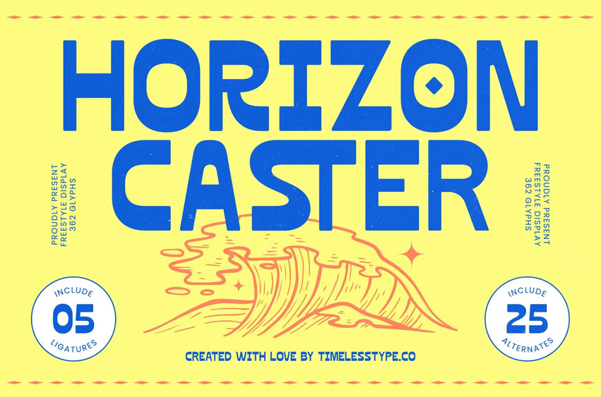 Horizon Caster Font