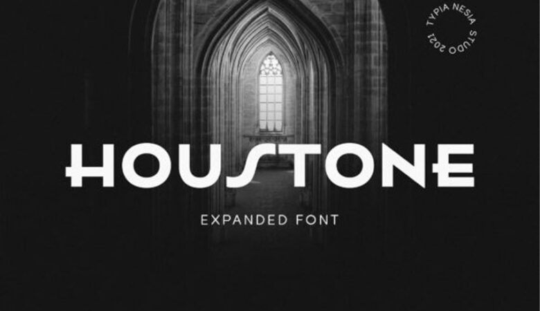 Houstone Expanded Font