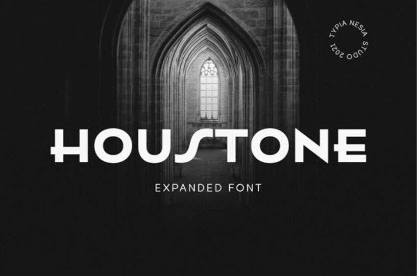 Houstone Expanded Font