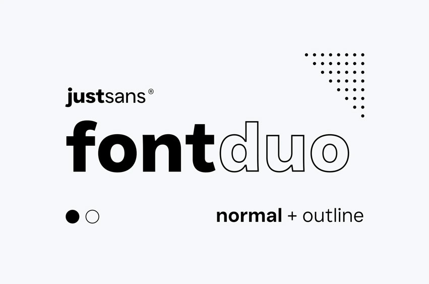 Just Sans Duo Font