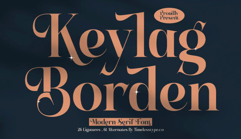 Keylag Borden Font