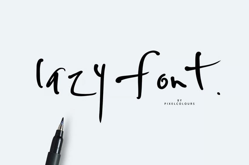 Lazy Font