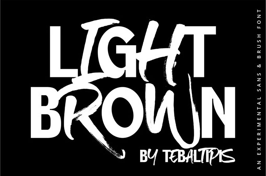 Light Brown Font