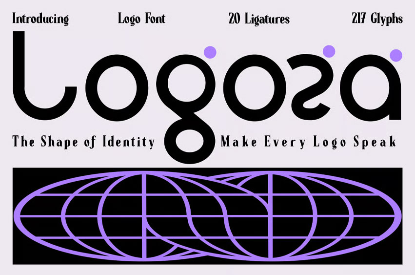 Logoza Logo Font