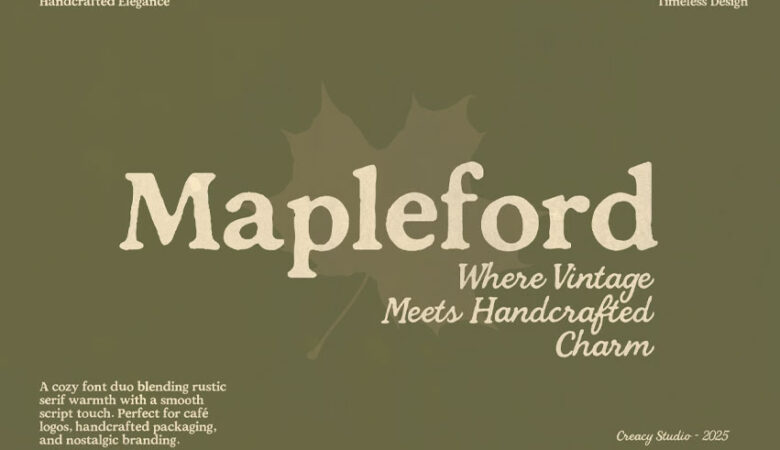 Mapleford Font