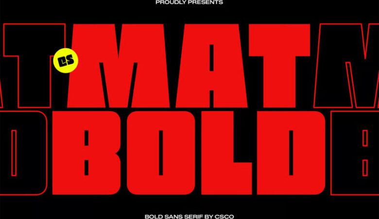 Matbold Font