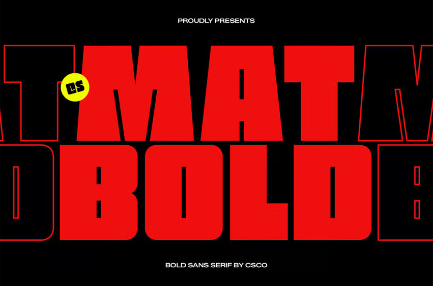 Matbold Font