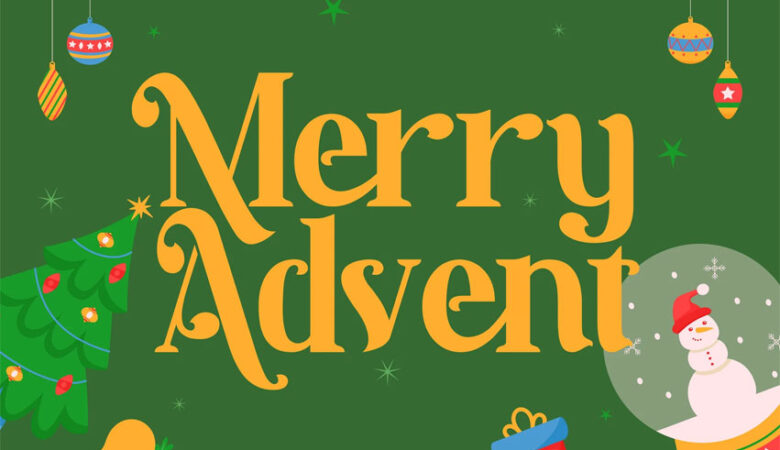 Merry Advent Font