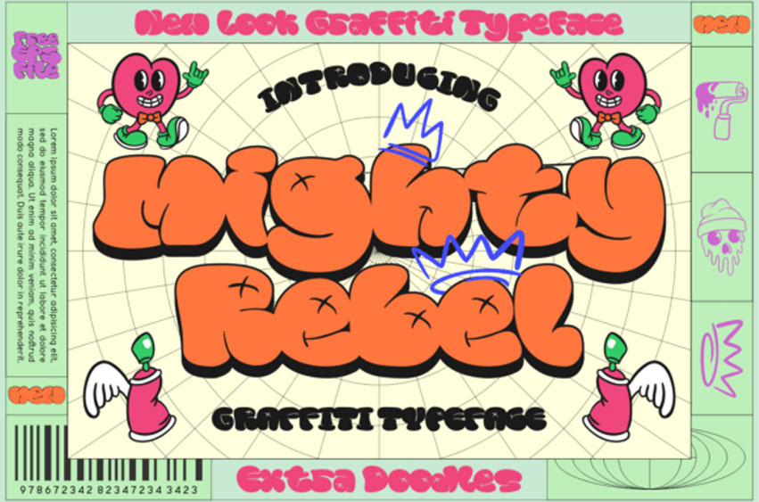 Mighty Rebel Font