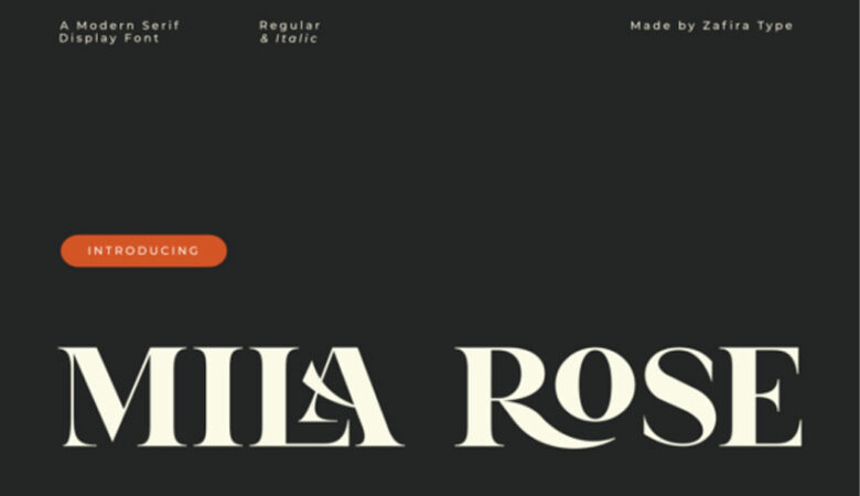 Milarose Regular Font