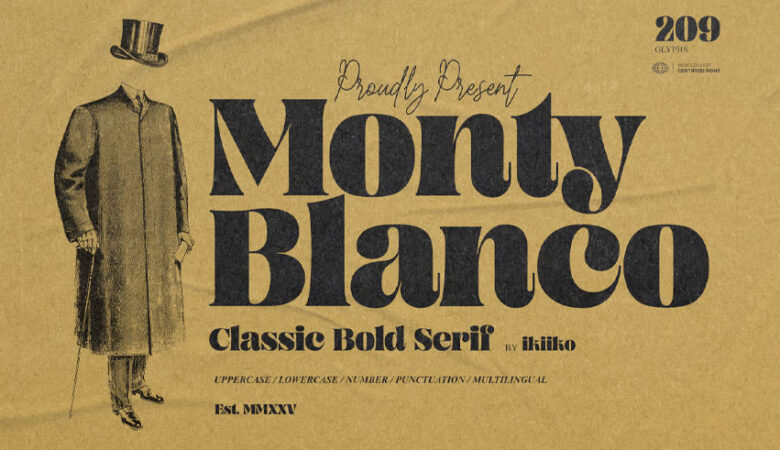 Monty Blanco Font