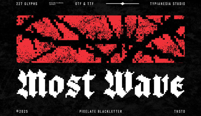 Most Wave Font