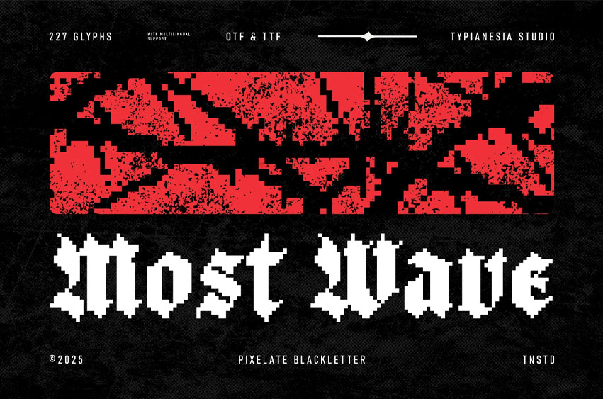 Most Wave Font