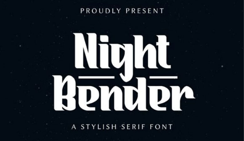 Night Bender Font