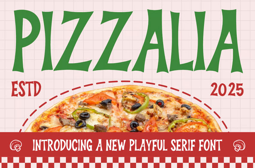 Pizzalia Font
