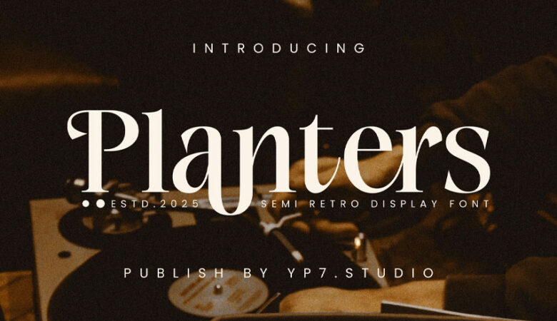 Planters Font