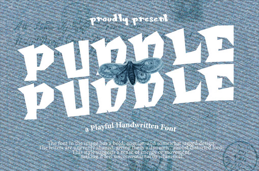 Purple Puddle Font