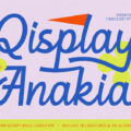 Qisplay Anakia Font