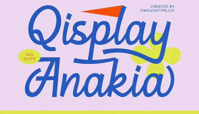 Qisplay Anakia Font