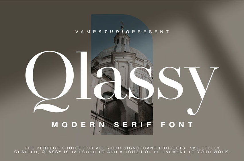 Qlassy Modern Font