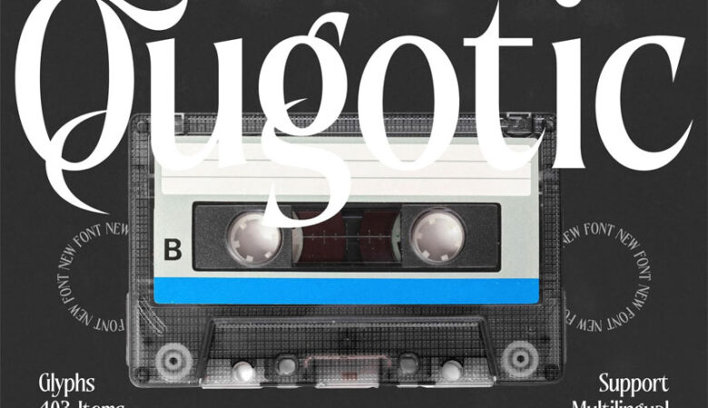 Qugotic Font