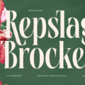 Repslag Brocker Font
