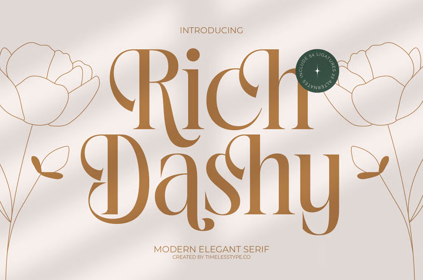 Rich Dashy Font