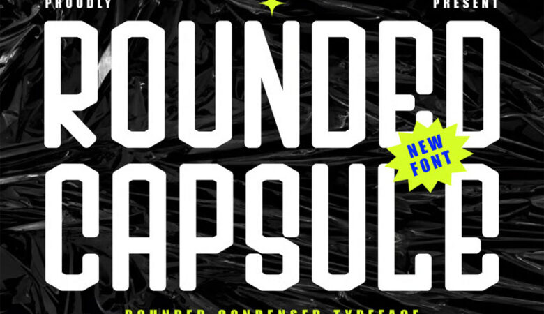 Rounded Capsule Font