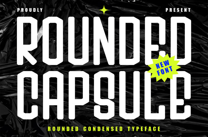 Rounded Capsule Font