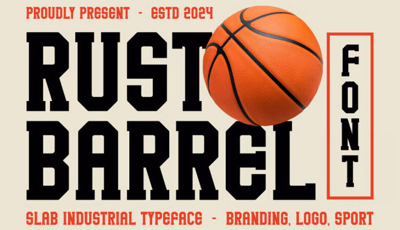 Rust Barrel Font