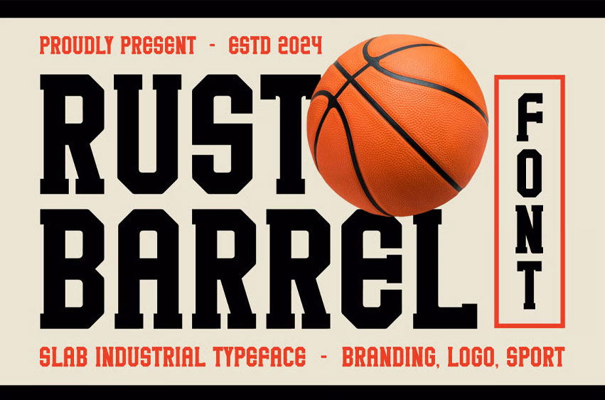 Rust Barrel Font