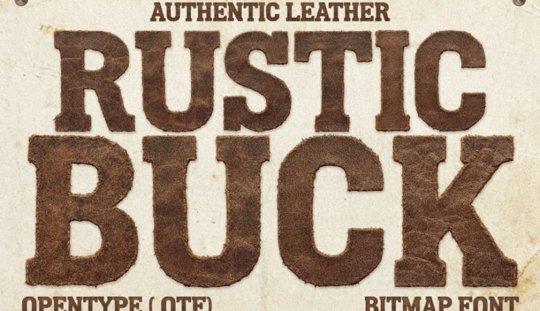 Rustic Buck Font