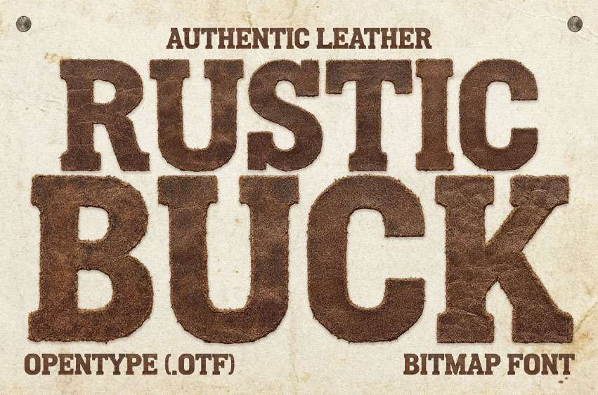 Rustic Buck Font