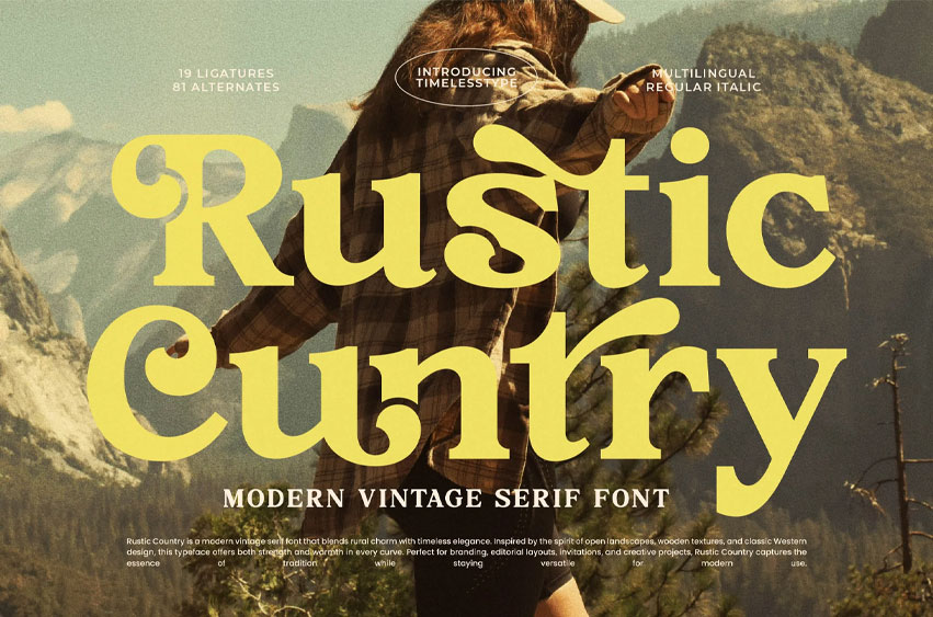 Rustic Cuntry Font