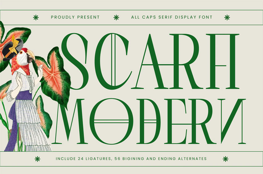 Scarfi Modern Font