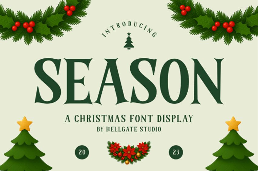 Season Christmas Font
