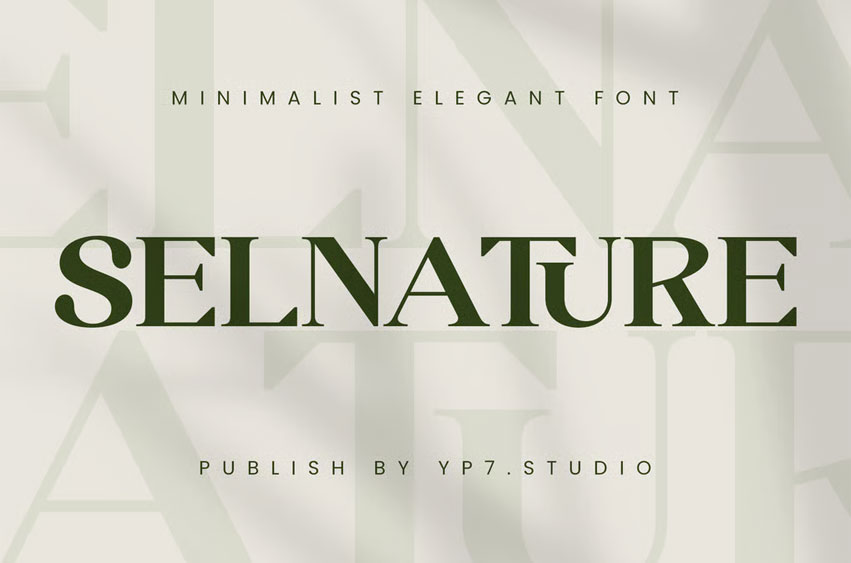 Selnature Font