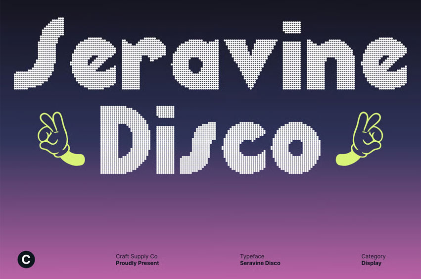 Seravine Disco Font