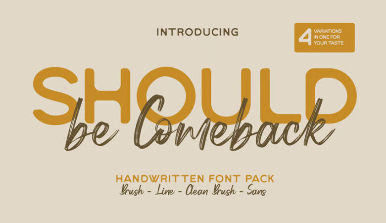 Should be Comeback Font