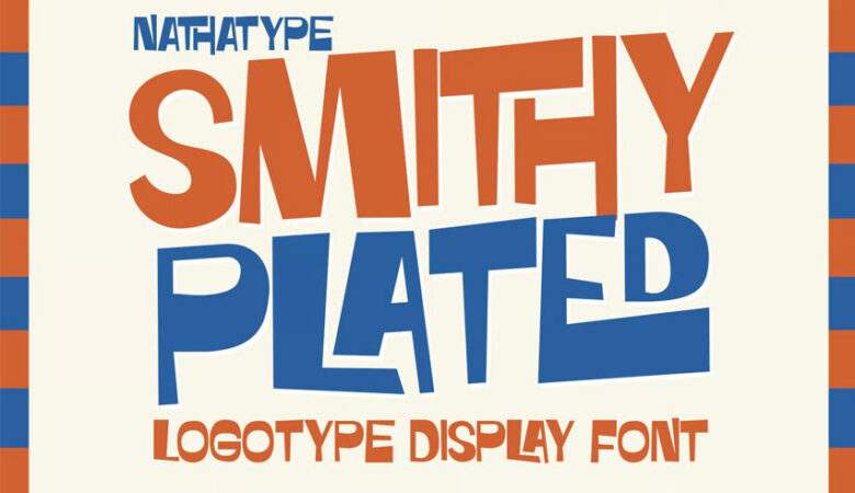 Smithy Plated Font