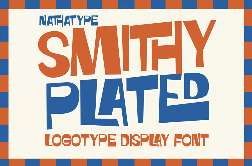 Smithy Plated Font