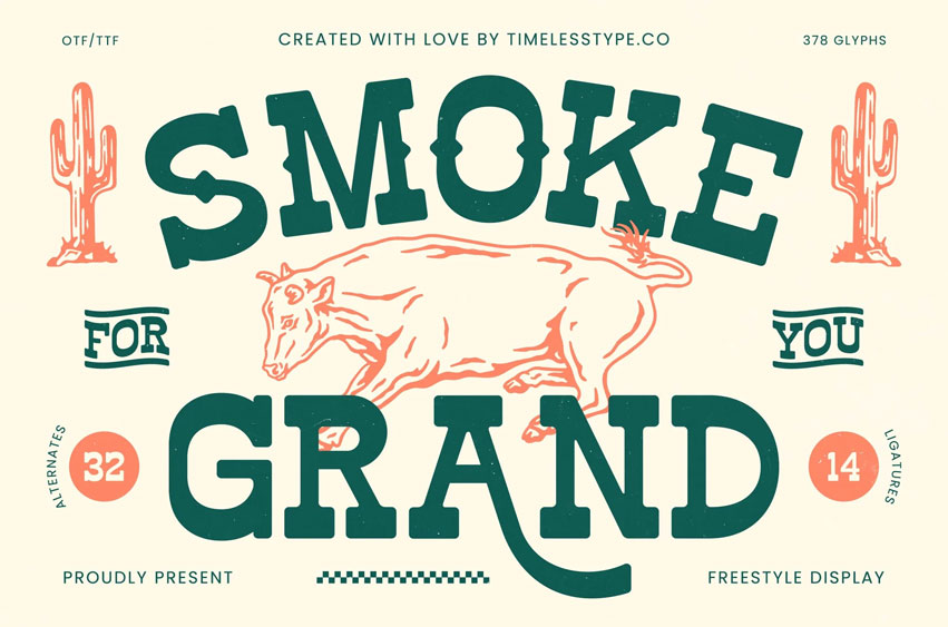 Smoke Grand Font
